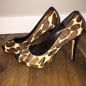 Beautiful Size 6.5 Animal Print Heels